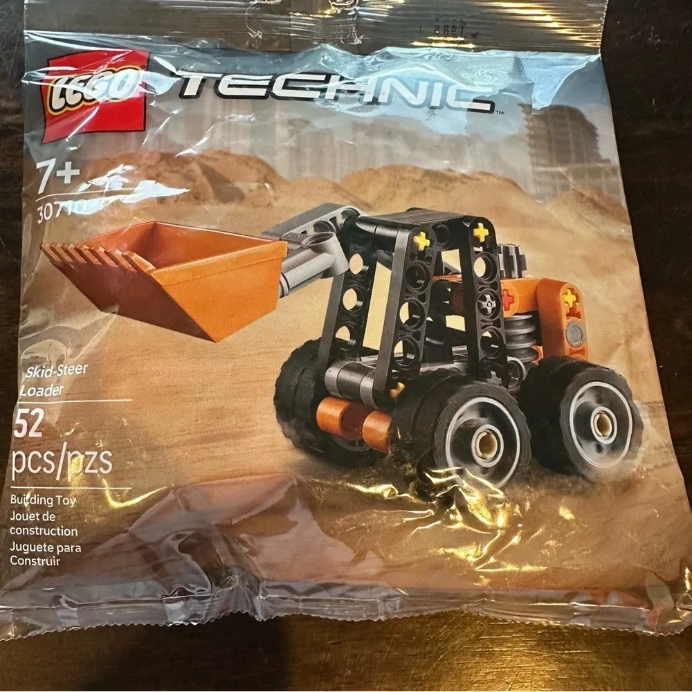 LEGO Technic Skid-Steer Loader - Orange and Black 30710